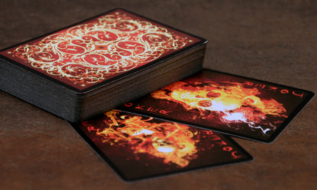 Naipes pirómanos en bicicleta de Collectable Playing Cards