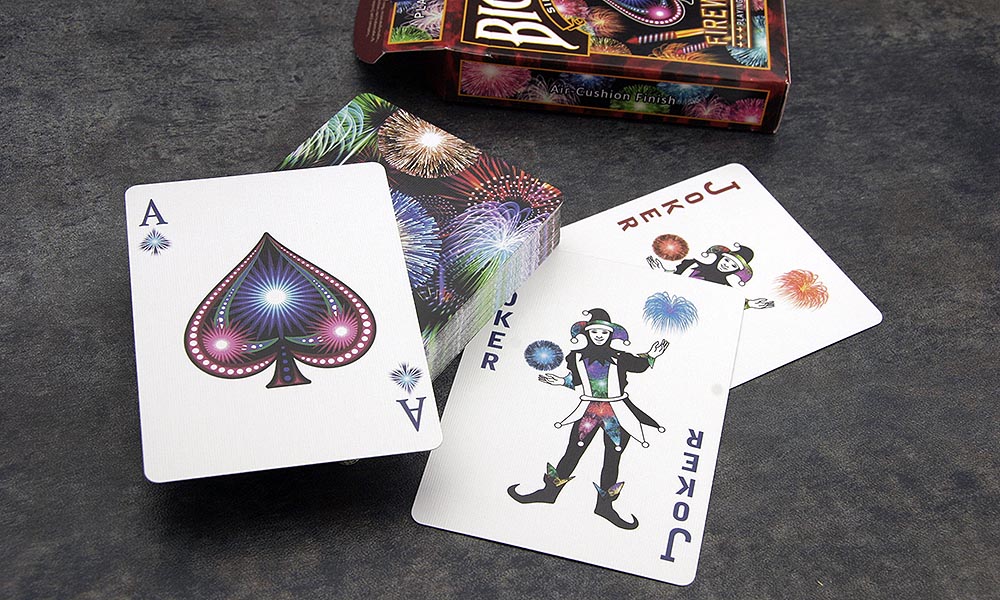 Fuegos artificiales de bicicleta (tirada especial limitada) Naipes de Collectable Playing Cards