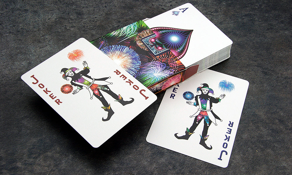 Fuegos artificiales de bicicleta (tirada especial limitada) Naipes de Collectable Playing Cards