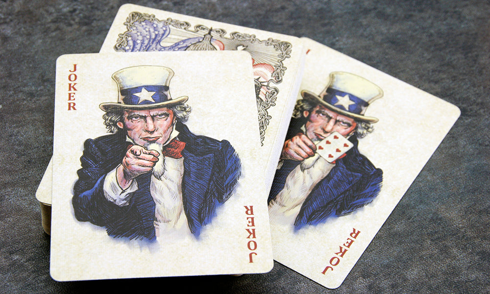 Naipes Bicycle US Presidents (edición de coleccionista azul) de Collectable Playing Cards