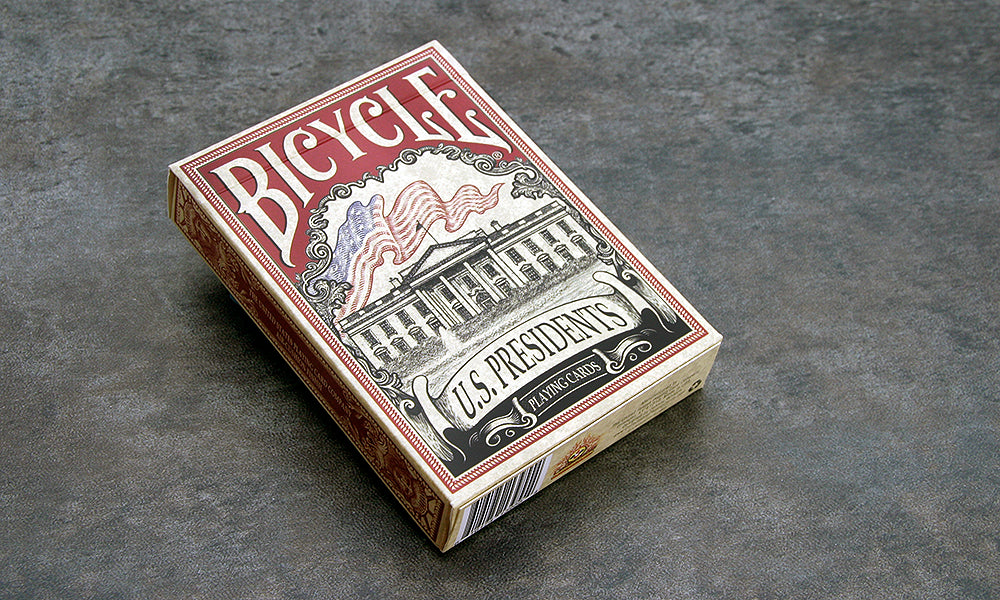 Naipes Bicycle US Presidents (edición de coleccionista roja) de Collectable Playing Cards