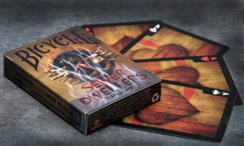 Habitantes de alcantarillado en bicicleta (edición limitada) de Collectable Playing Cards