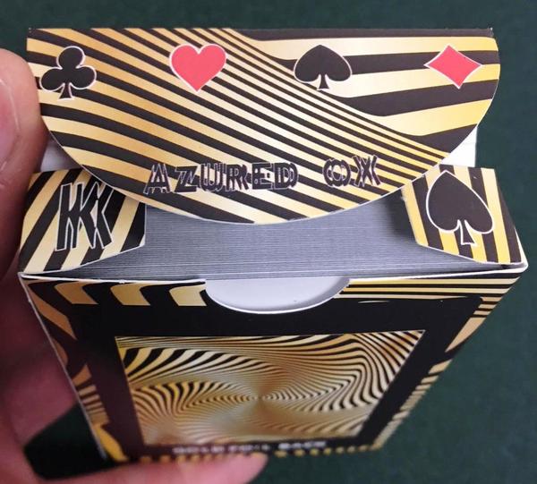 Royal Vortex Gold Foil Playing Cards