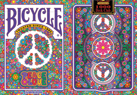 Naipes Bicycle Peace & Love (1000 Deck Club)
