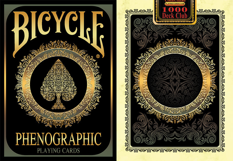 Naipes fenográficos de bicicleta de Collectable Playing Cards (1000 Deck Club)