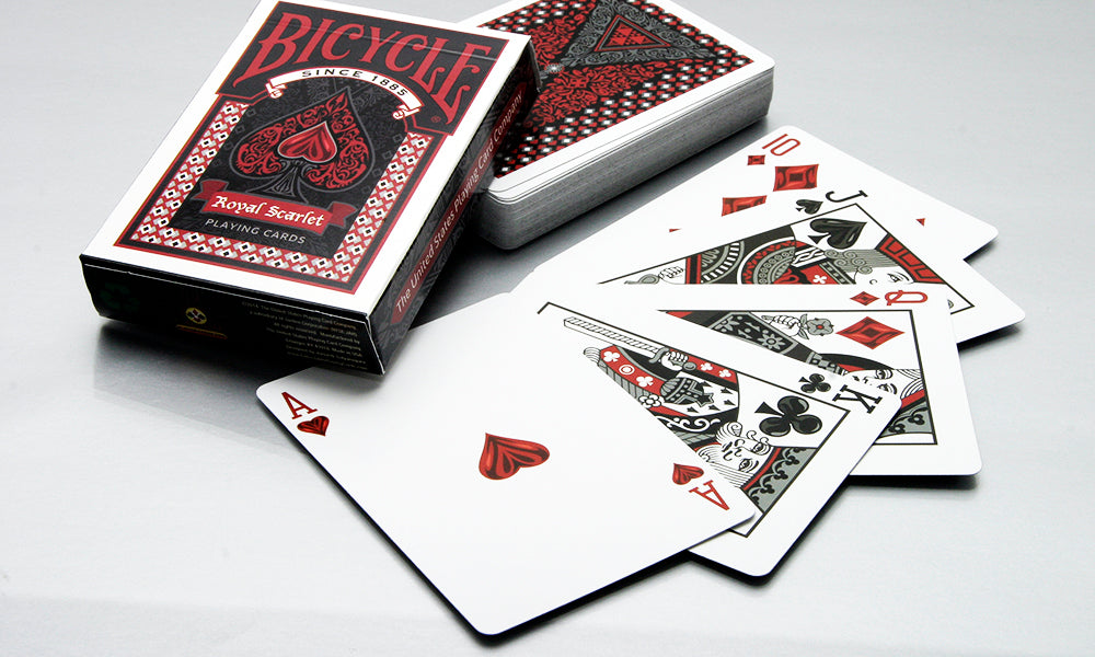 Naipes Bicycle Royal Scarlet de Collectable Playing Cards (1000 Deck Club)