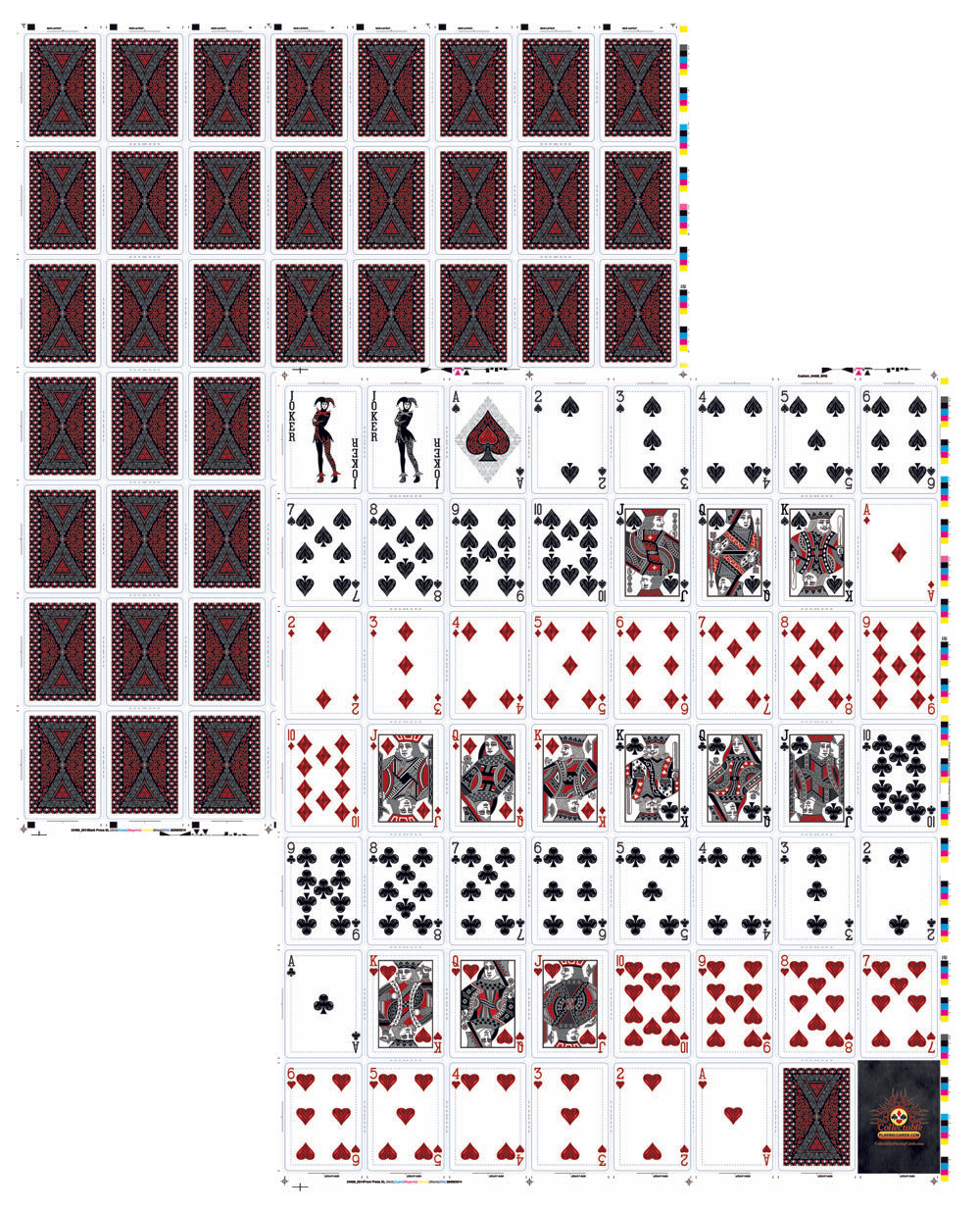 Un-cut Sheet Bicycle Royal Scarlet