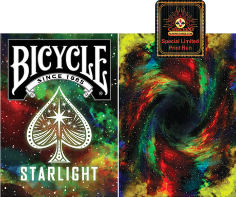 Juego de cartas Bicycle Starlight Series (tirada de impresión especial limitada), juego de 6 mazos