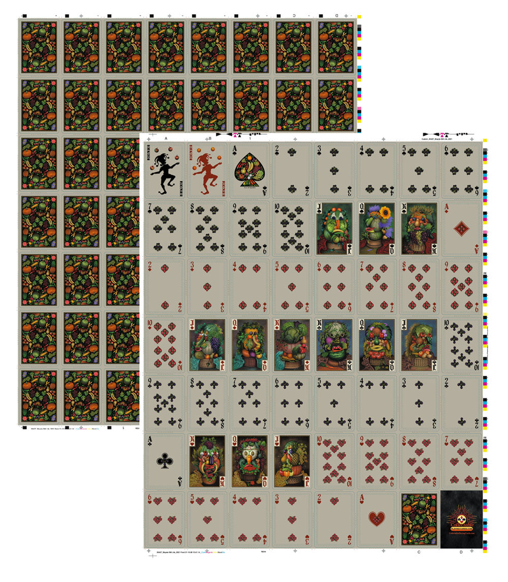 Un-Cut Sheet Bicycle Still Life