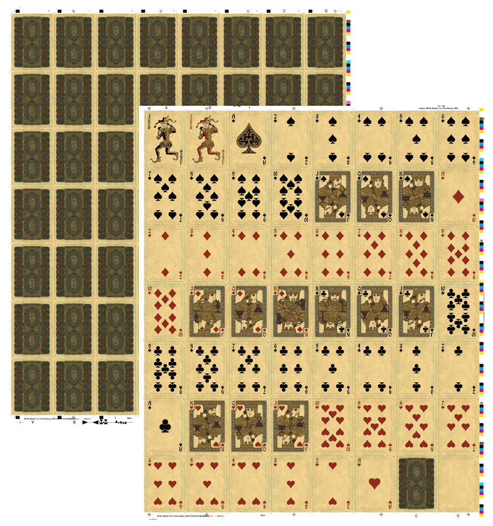 Un-Cut Sheet Bicycle Turn of the Century (Telephone)
