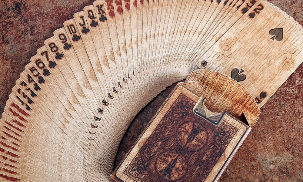 Bicycle Wood Rider Back Playing Cards by Max (Rare)