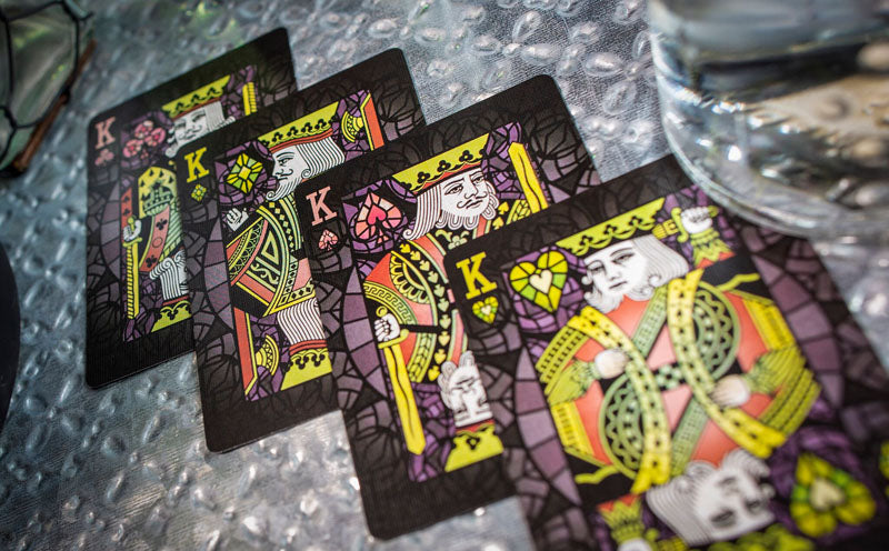 Bicycle Stained Glass Behemoth Playing Cards