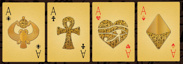 Estuche de aluminio de edición limitada de naipes Pharaoh de Collectable Playing Cards (agotado)