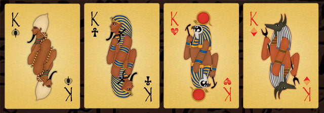Estuche de aluminio de edición limitada de naipes Pharaoh de Collectable Playing Cards (agotado)