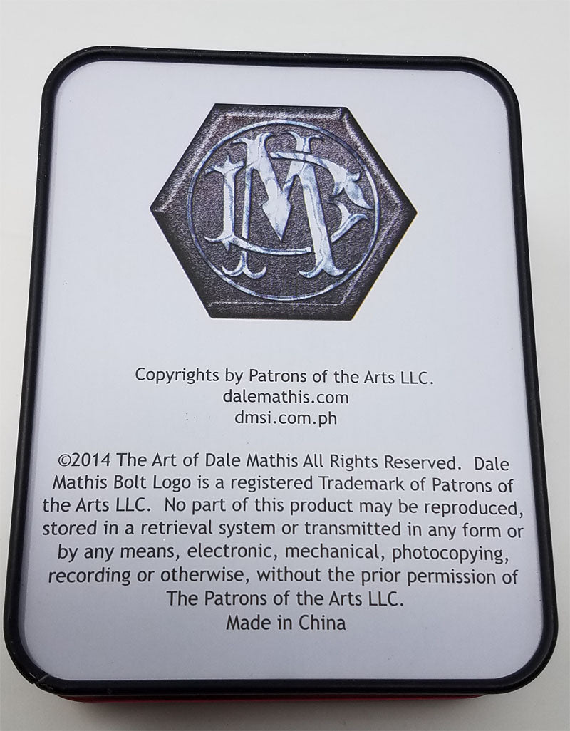 Dale Mathis Mechanical 3D Metal Playing Cards (Silver) (Rare)