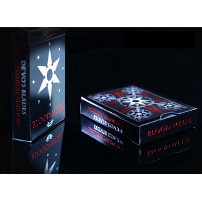 Limited Edition Blades Blood Metal Playing Cards by Handlordz, LLC - (Out Of Print)