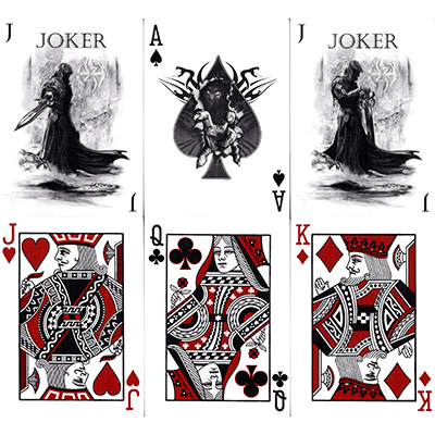 Limited Edition Blades Blood Metal Playing Cards by Handlordz, LLC - (Out Of Print)
