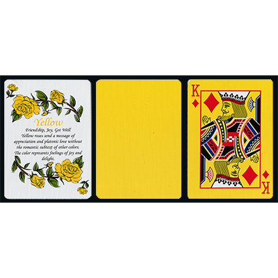 Tally Ho Reverse Fan back (Yellow) Limited Ed. by Aloy Studios / USPCC