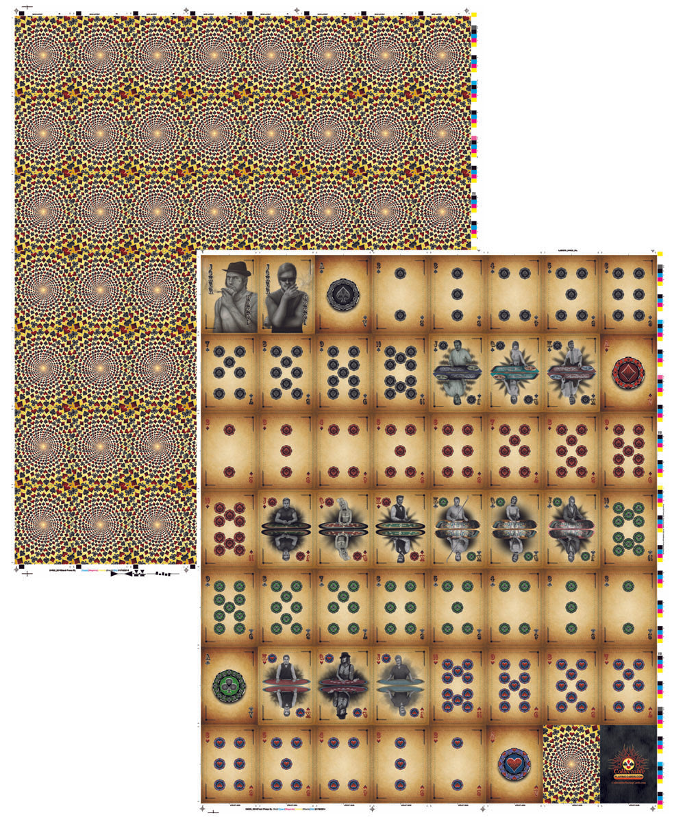 Un-cut Sheet Bicycle Casino