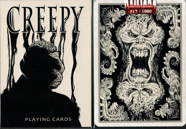 Limited Edition Un-Branded Numbered Creepy Playing Cards by Collectable Playing Cards (Out Of Print)