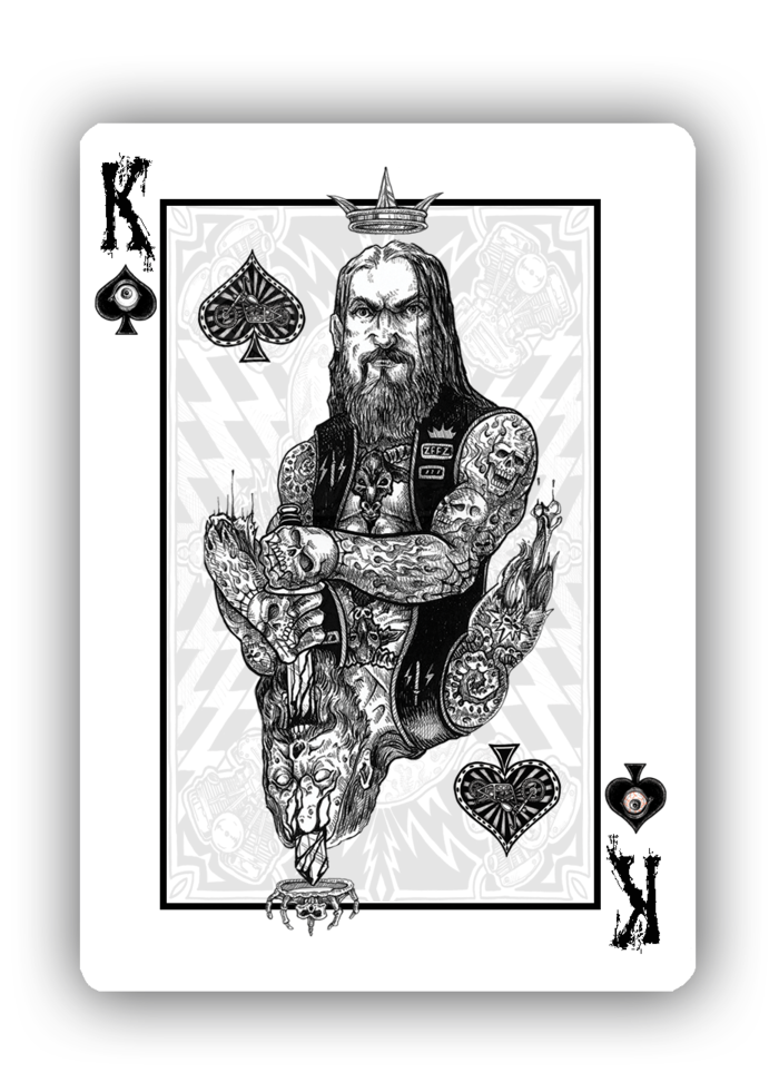 Bicycle Zombie Riders Playing Cards