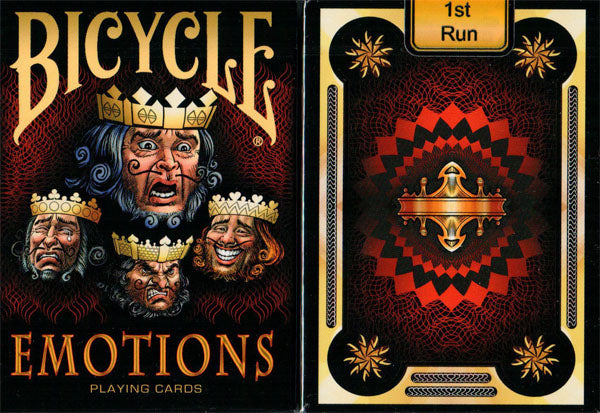 Naipes Bicycle Emotions (primera ejecución) - (agotado) de Collectable Playing Cards