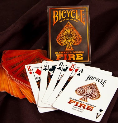 Bicycle Fire Playing Cards