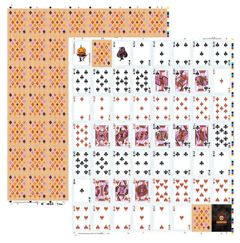 Un-Cut Sheet Bicycle Vintage Halloween