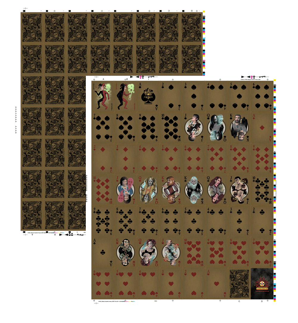 Un-Cut Sheet Bicycle Haunted House