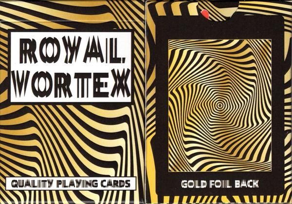 Royal Vortex Gold Foil Playing Cards