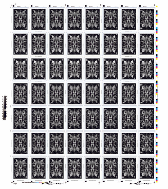 Un-Cut Sheet Misprinted Bicycle Oblivion Deck (White)