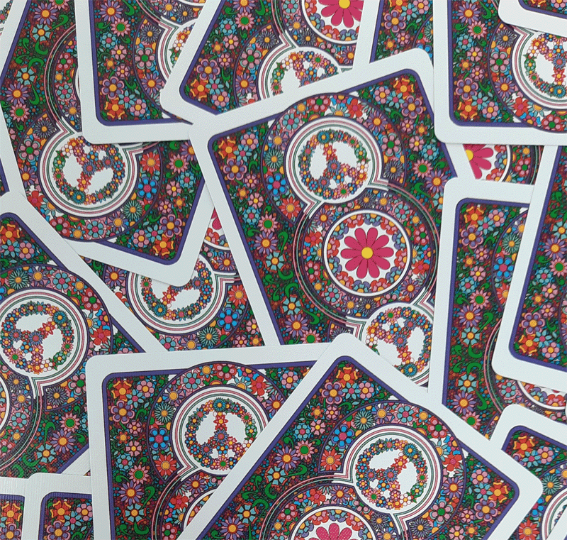 Naipes Bicycle Peace & Love (1000 Deck Club)