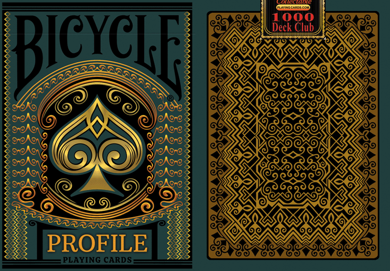 Naipes con perfil de bicicleta (1000 Deck Club)