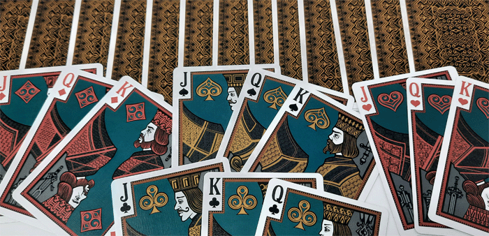 Naipes con perfil de bicicleta (1000 Deck Club)