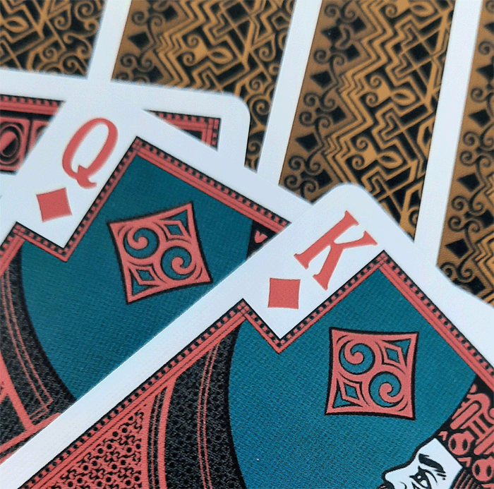Naipes con perfil de bicicleta (1000 Deck Club)