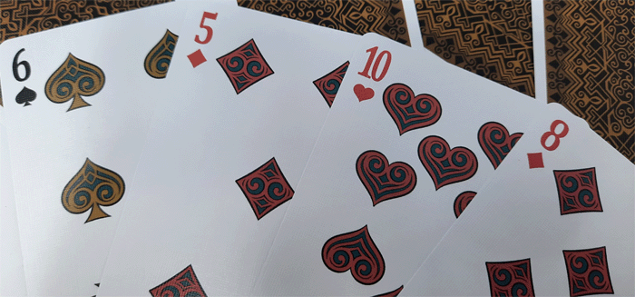 Naipes con perfil de bicicleta (1000 Deck Club)