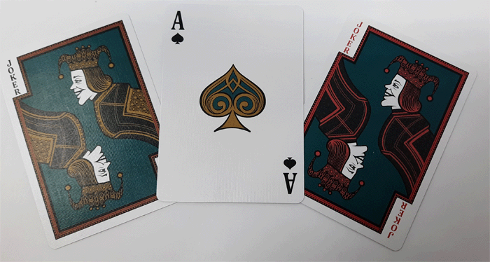 Naipes con perfil de bicicleta (1000 Deck Club)