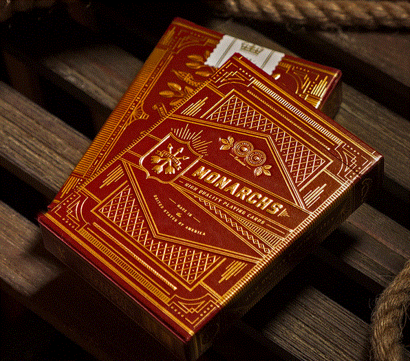 Naipes Monarchs (rojo) de Theory 11