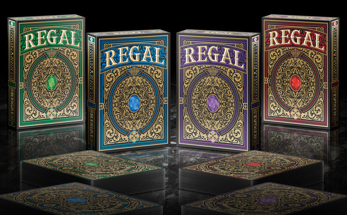 Regal Green Playing Cards
