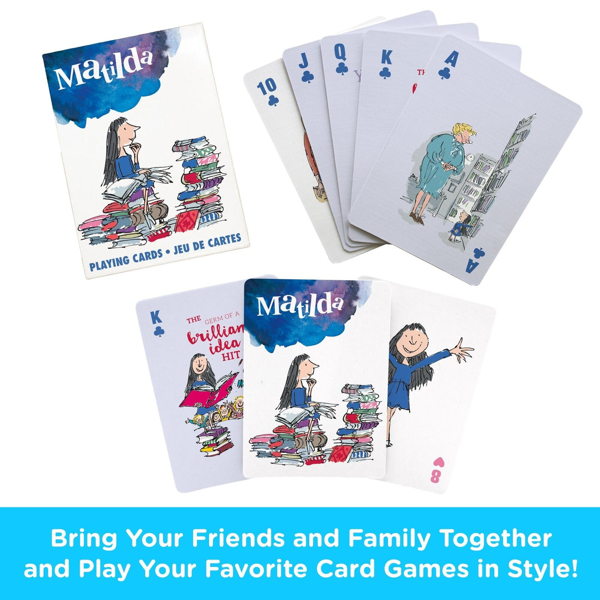 Roald Dahl Matilda Playing Cards