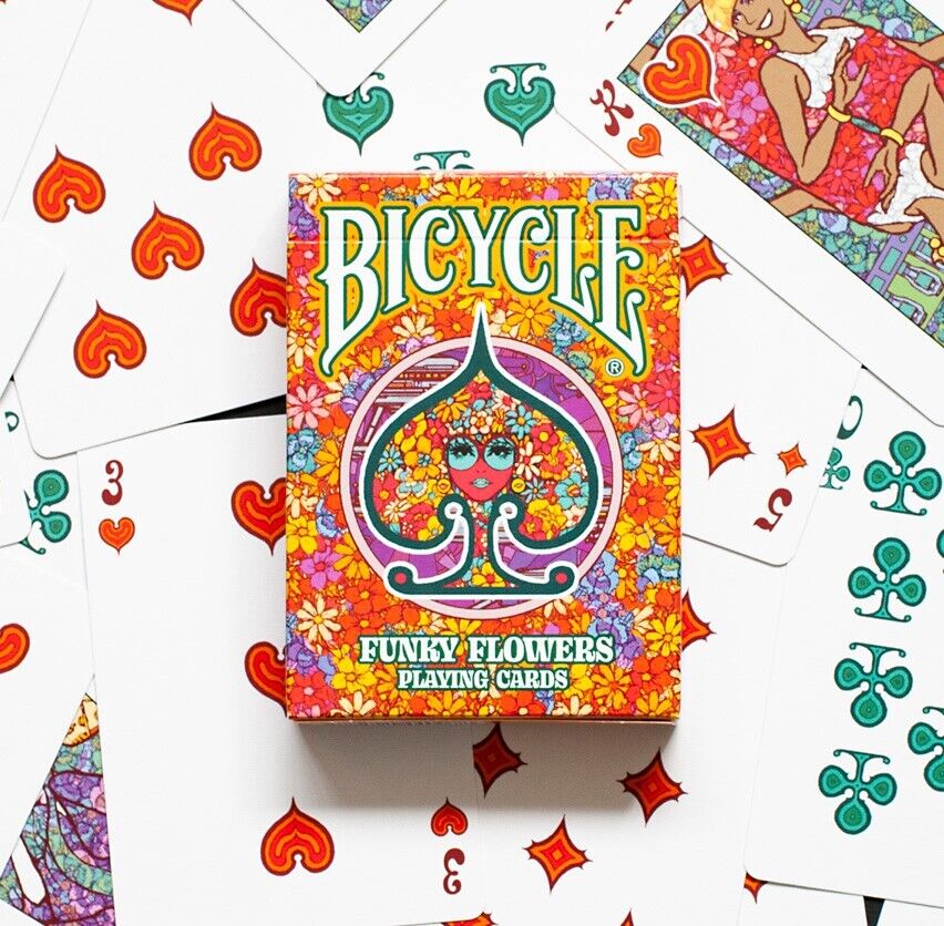 Bicycle Funky Flower Playing Cards
