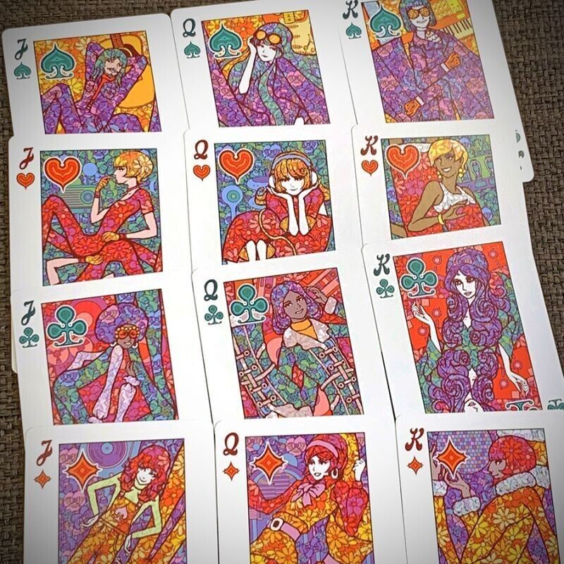 Bicycle Funky Flower Playing Cards