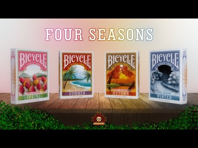 Bicicleta (edición limitada) Juego de barajas Four Seasons 4