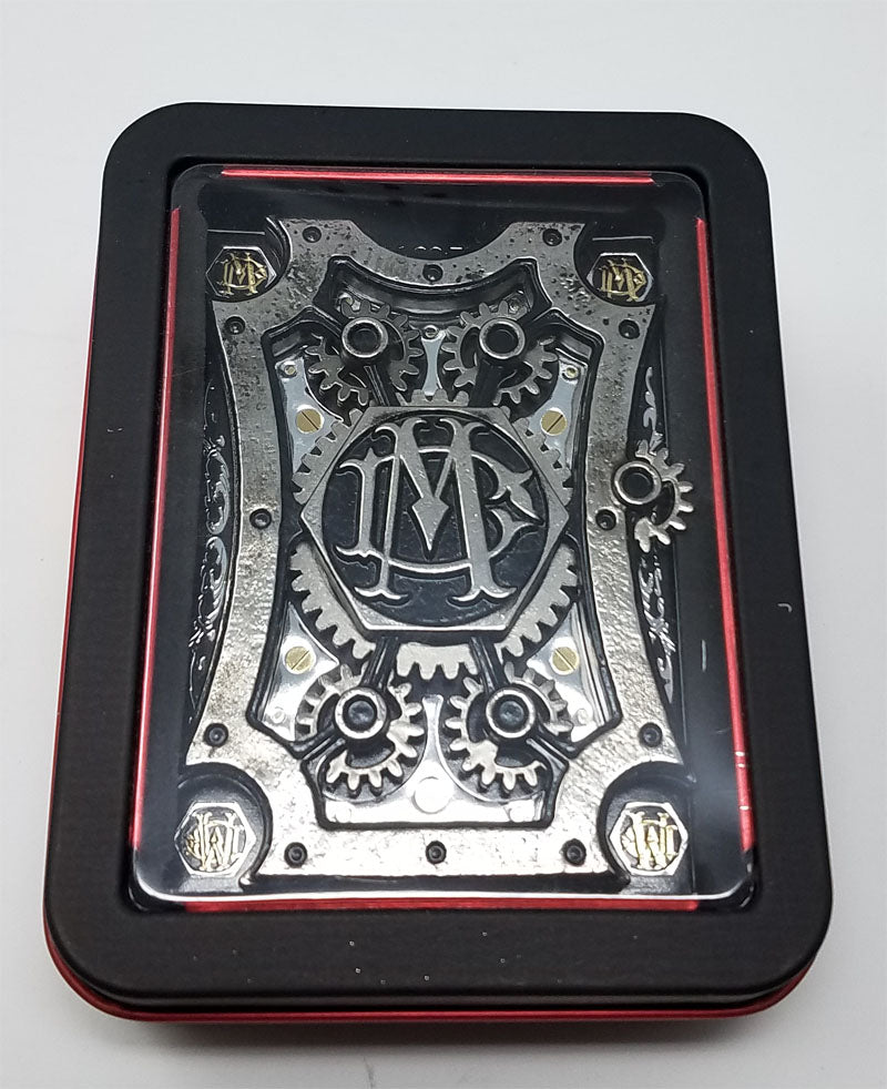 Dale Mathis Mechanical 3D Metal Playing Cards (Silver) (Rare)