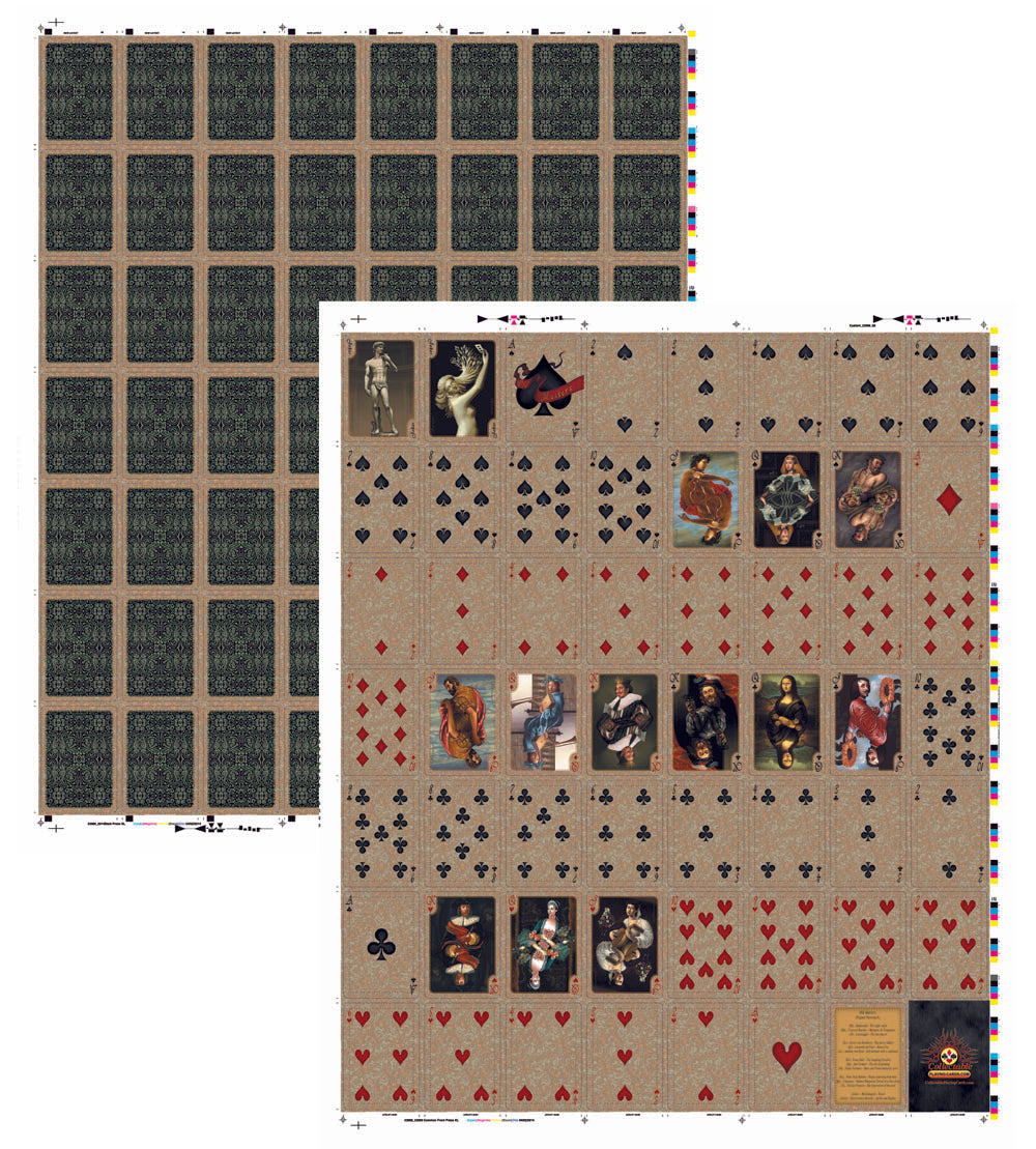 Un-Cut Sheet Bicycle Old Masters Green