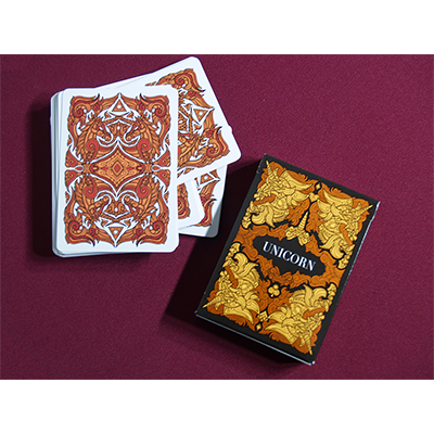 Unicorn Playing cards (Copper) by Aloy Design Studio USPCC