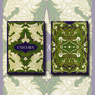 Unicorn Playing cards (Emerald)by Aloy Design Studio USPCC