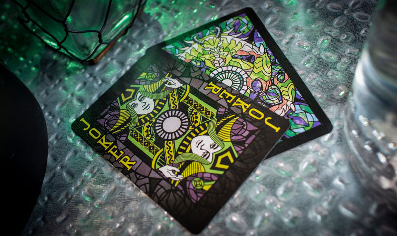 Bicycle Stained Glass Behemoth Playing Cards