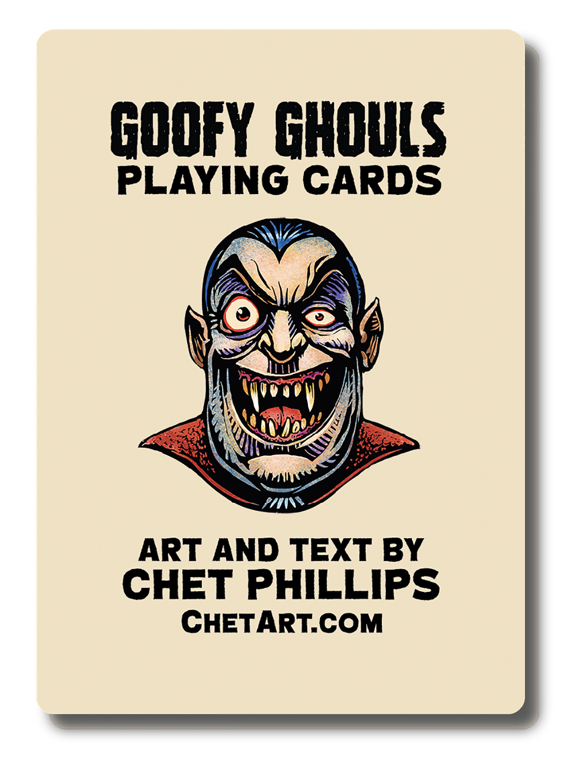 Goofy Ghouls- Halloween Monster Portraits Playing Cards