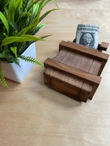 Sorcerer's Box Puzzle Gift Card Holder Box